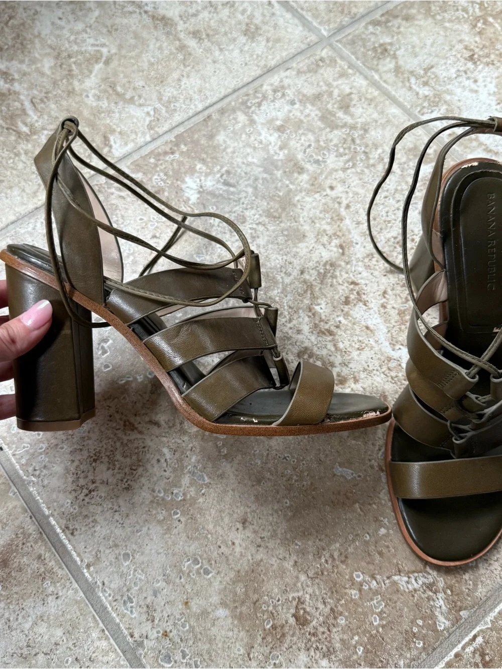 Banana Republic Leather Heels